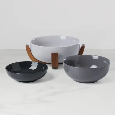 Set de 3 Nesting Bowls 24 Seven Pumice