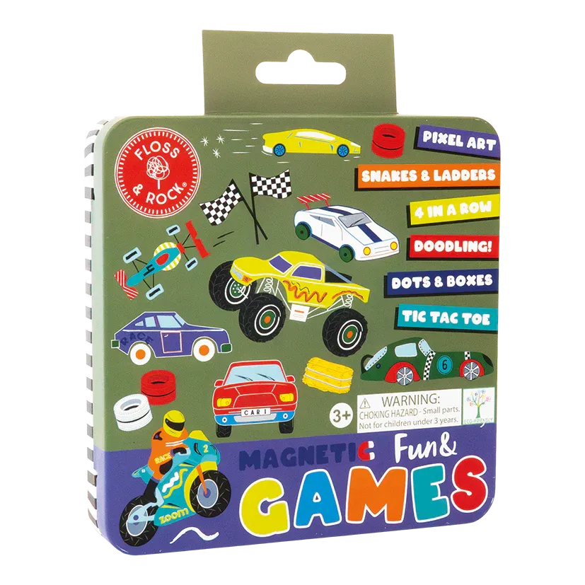 Cars Magnetic Fun &amp; Games 4 in 1 Tin