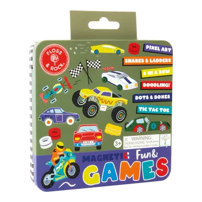 Cars Magnetic Fun &amp; Games 4 in 1 Tin