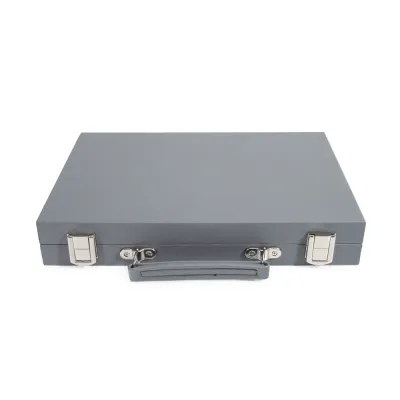 Mini Travel Backgamon Set Grey