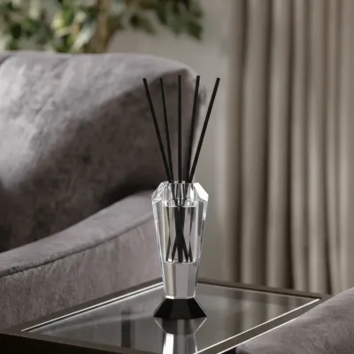 Difusor de Cristal con Base Negra