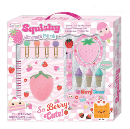 Squishy Journal Book Strawberry