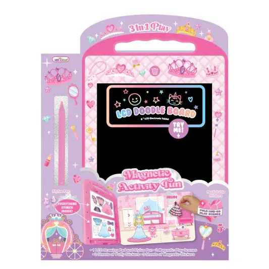 LCD Doodle Board with Magnetic Fun Princess