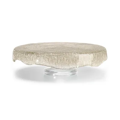 Cake Stand Diamante Beige 33cm