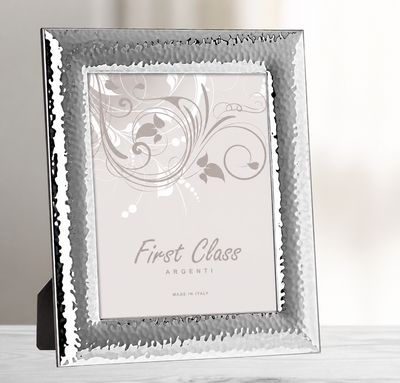 Portaretrato Martillado 7x9" Silverplated
