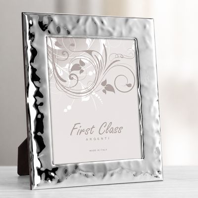 Portaretrato Roccia 5x7" Silverplated
