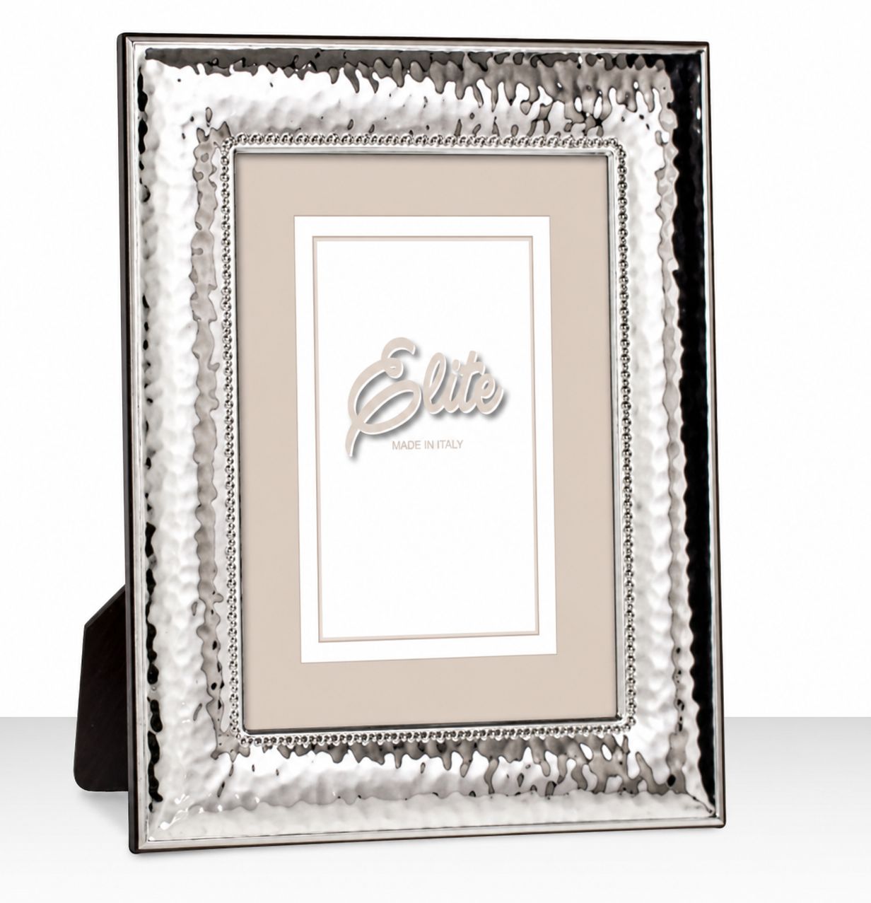 Portaretrato Martillado 7x9" Silverplated