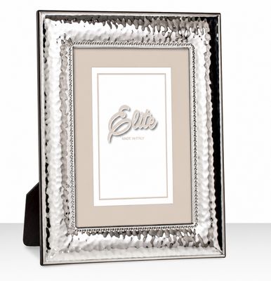 Portaretrato Martillado 7x9" Silverplated