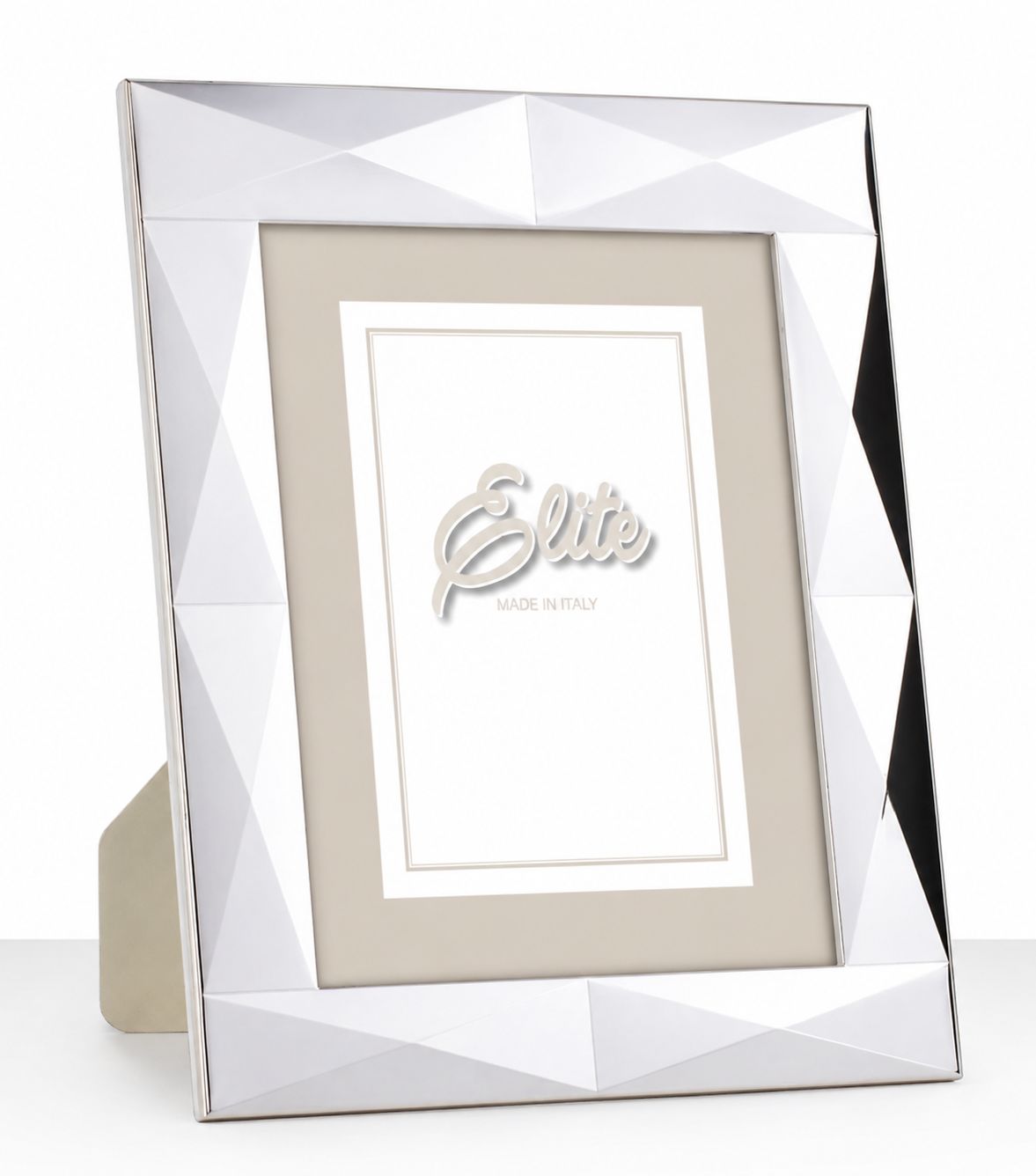 Portaretrato Diamante 3.5x5" Silverplated