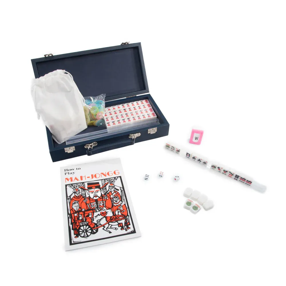 Mini Travel Mahjong Navy