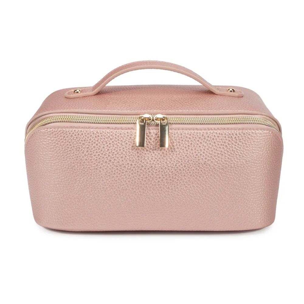 Leah Cosmetic &amp; Toiletry Bag Pink