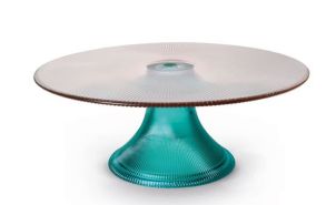 Cake Stand Pink and Green 30cm