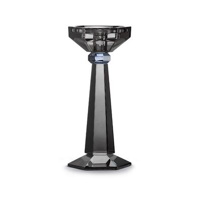 Candelabro de Cristal Smoke Grey