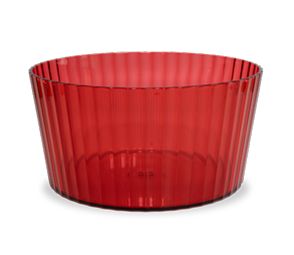 Ensaladera Acrilica Roja