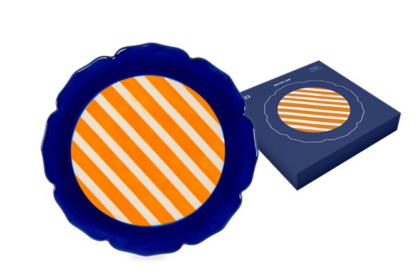 Portacalientes Stoneware Blue