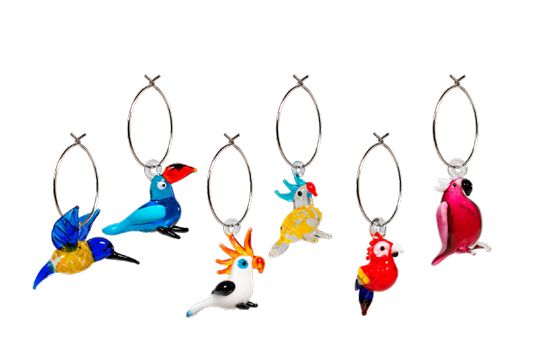 Set de 6 Señala Copas Animales