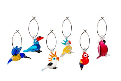Set de 6 Señala Copas Animales