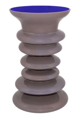 Smoke Glass Vase 30cm