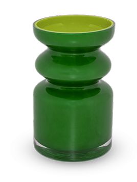 Green Glass Vase 20cm