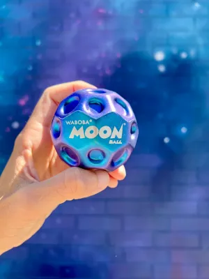 Metalic Moon Ball Blue