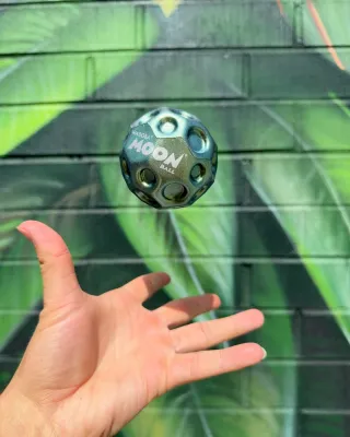 Metalic Moon Ball Green