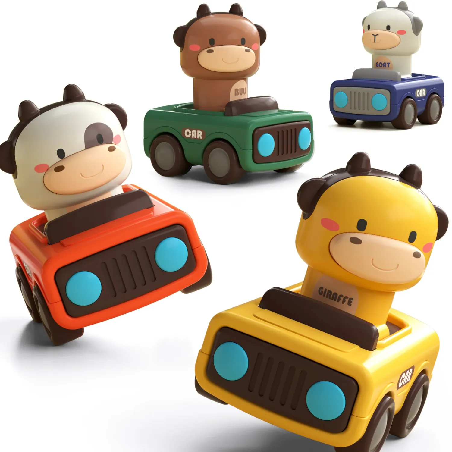 Press and Go Racing Car Blue