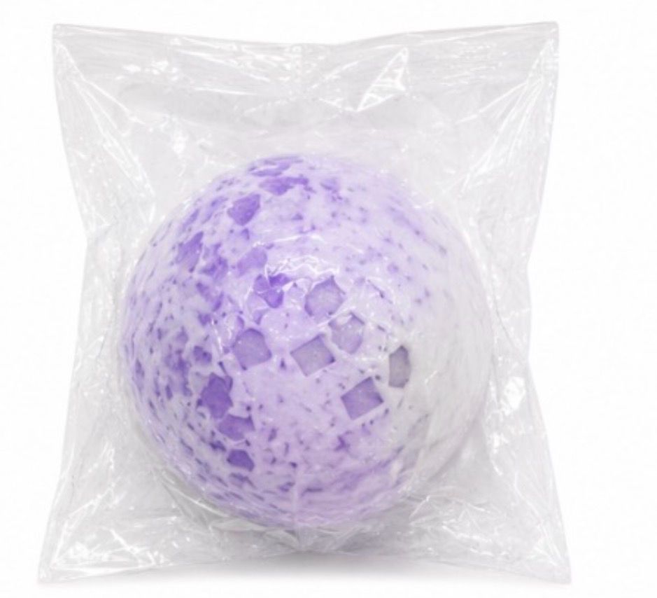 White and Glitter Crunchy Ball
