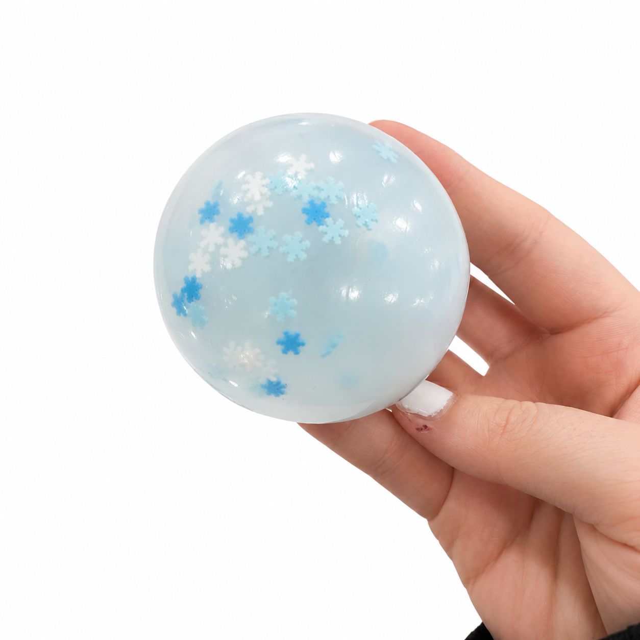 Squishy clear+mini wax balls