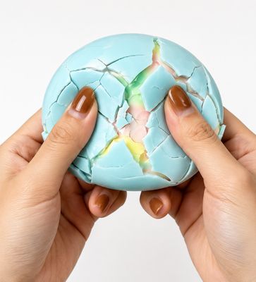 Squishy Wax cracking ball