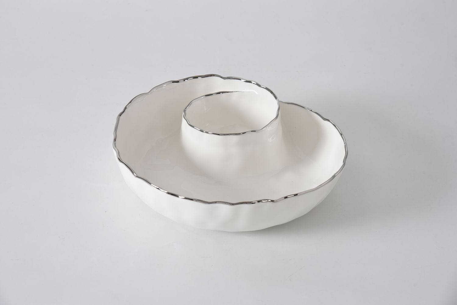 Chip and Dip Portofino Plateado