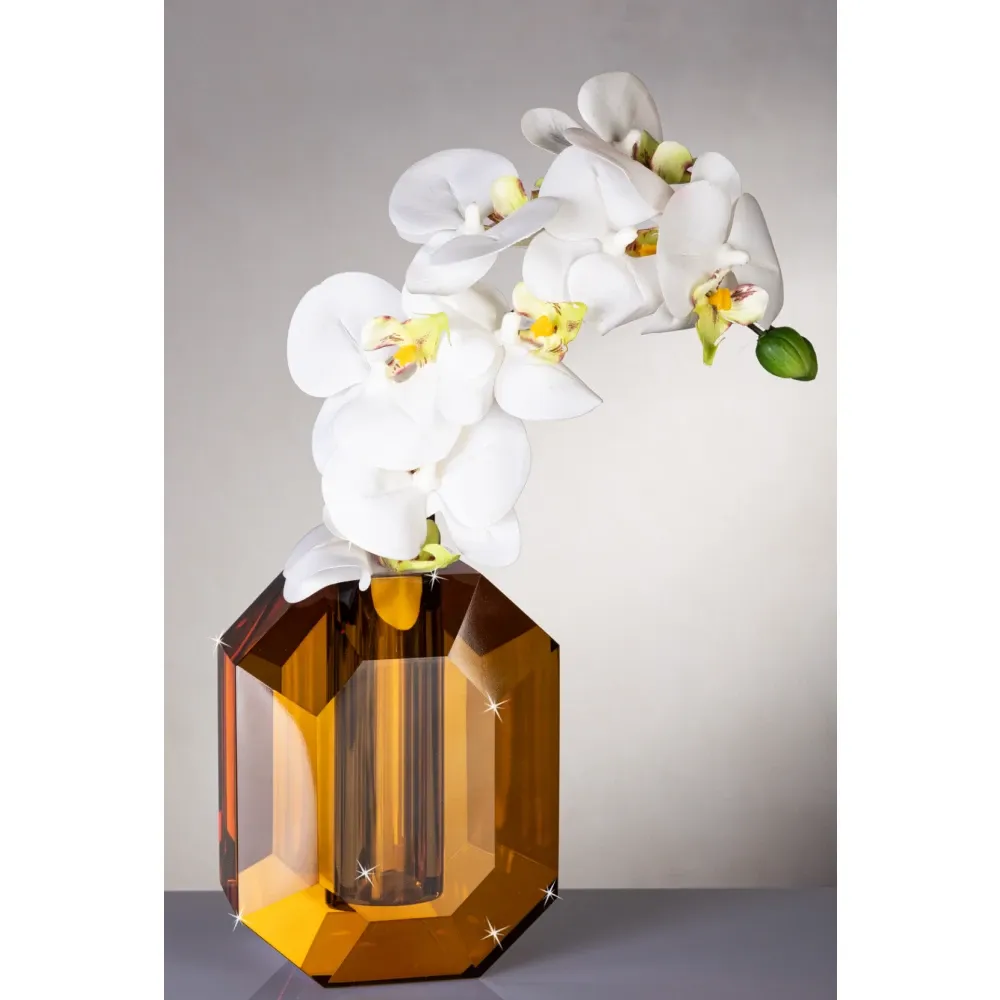 Floreo de Cristal Ambar
