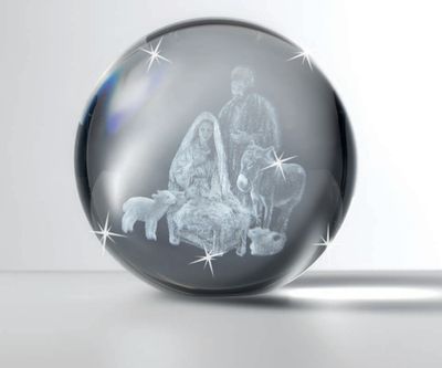 Pisapapel de Cristal Nacimiento