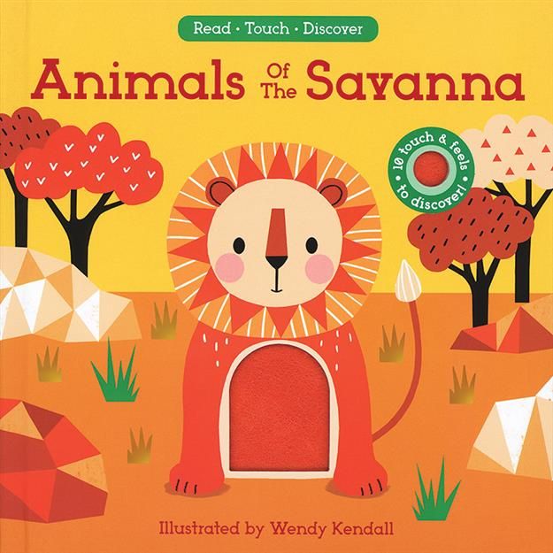 Animals of the Savanna (Libro con Texturas)