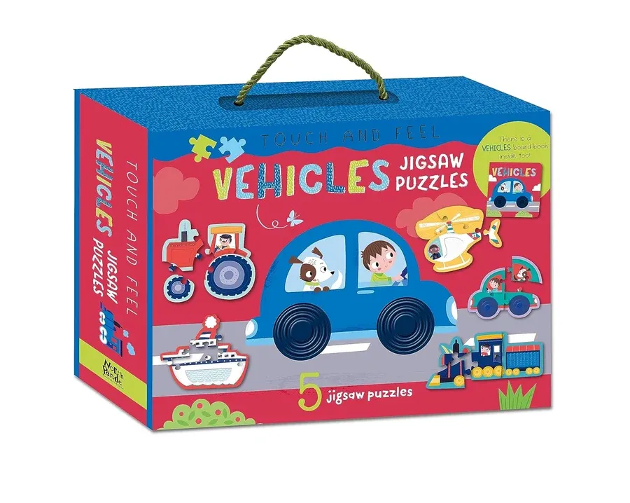 Touch and Feel Puzzle and Board Vehicles