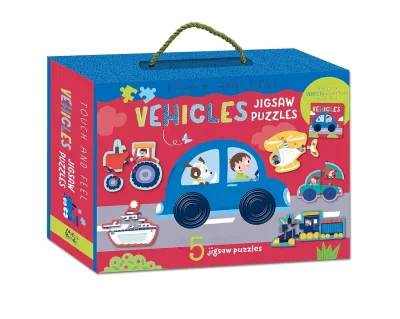 Touch and Feel Puzzle and Board Vehicles