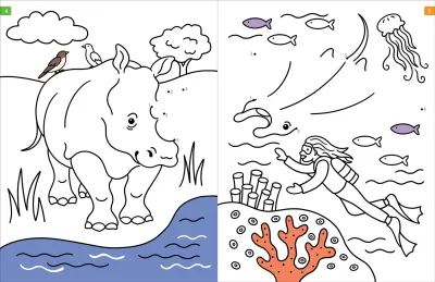 Dot to Dot Animals