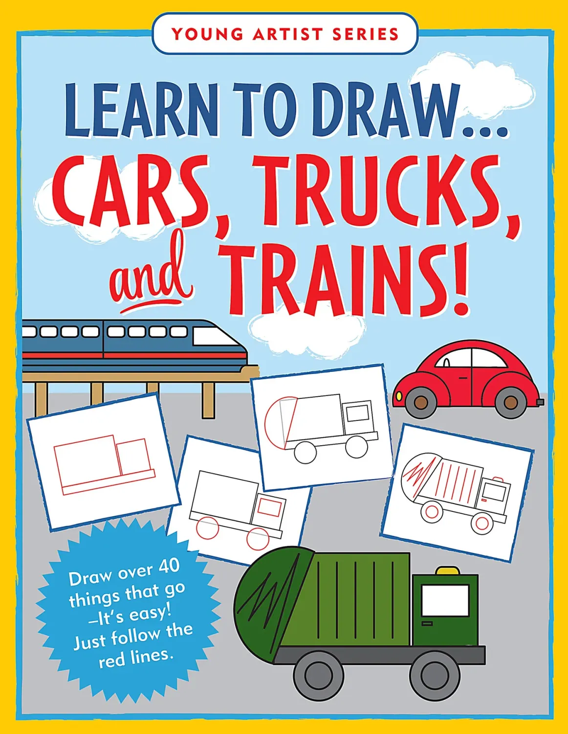 Learn to Draw Car Trucks and Trains