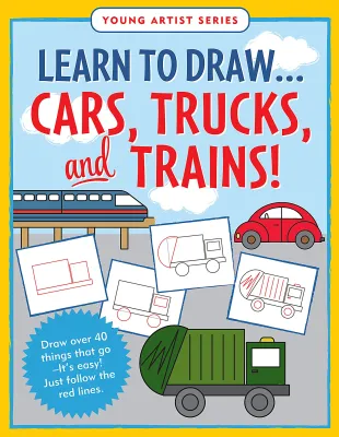 Learn to Draw Car Trucks and Trains