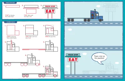 Learn to Draw Car Trucks and Trains