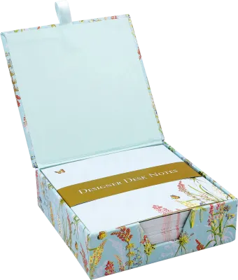 Designer Desk Notes Blooms and Butterflies