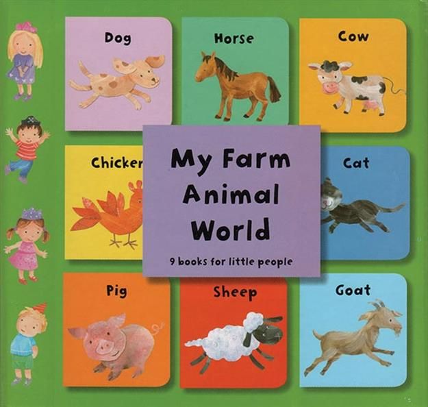 My Farm Animal World (9 Mini Libros)