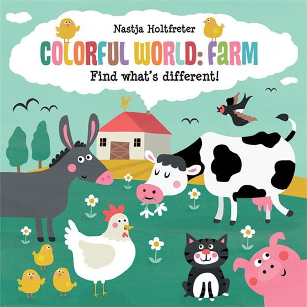 Colorful World Farm (Find What's Different)