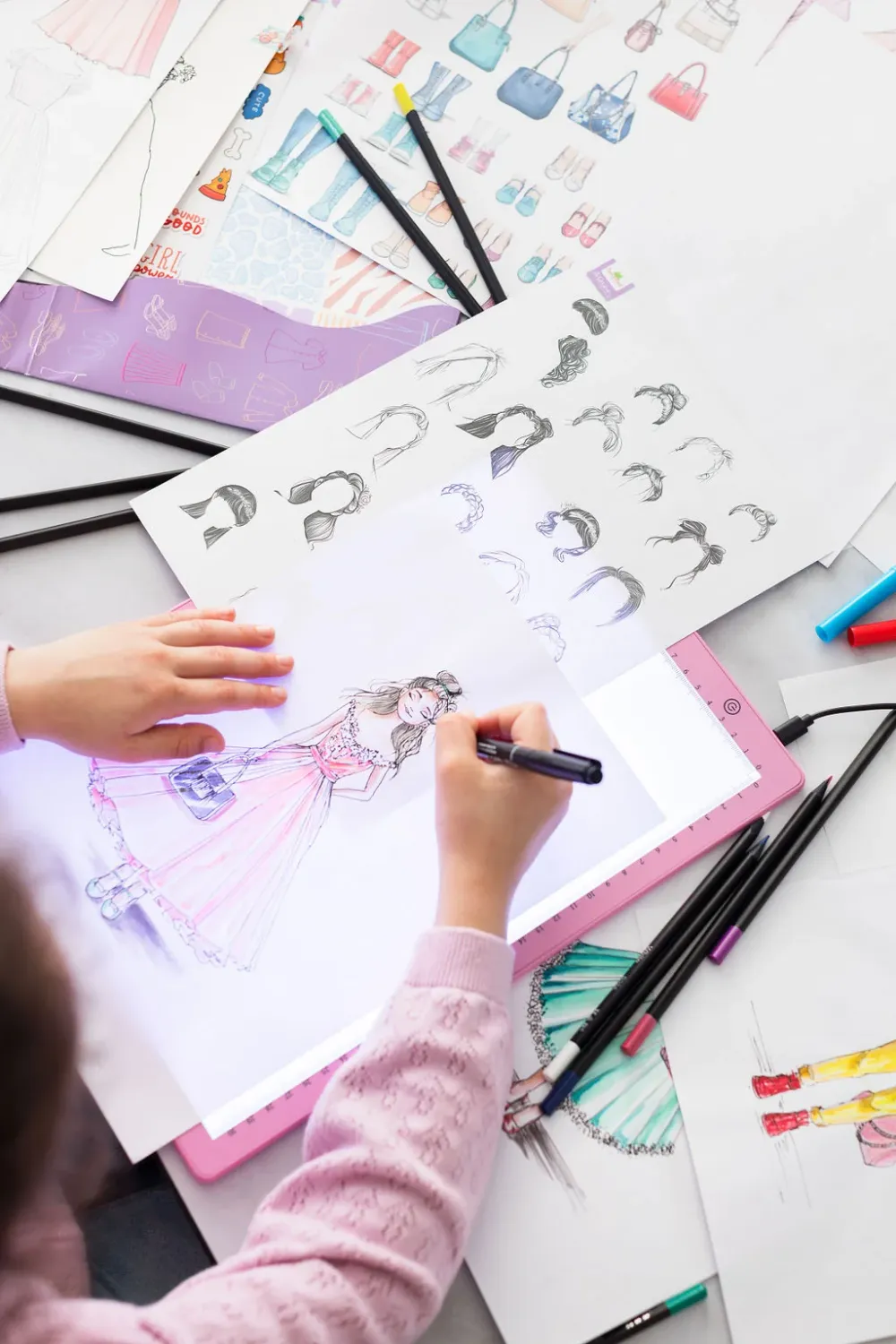 Fashion Workshop con Lampara LED