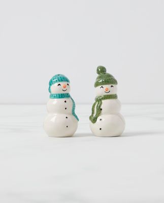 Balsam Lane Snowman Salero y Pimentero