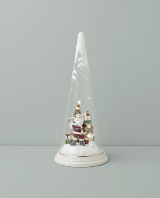 Merry and Magical Lit Santa Figurine