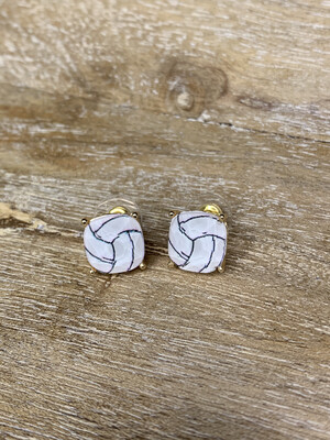 Volleyball Square Cut Studs.