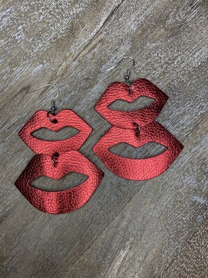 XOXO Red Earrings.