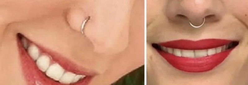 Fake Nose Ring.
