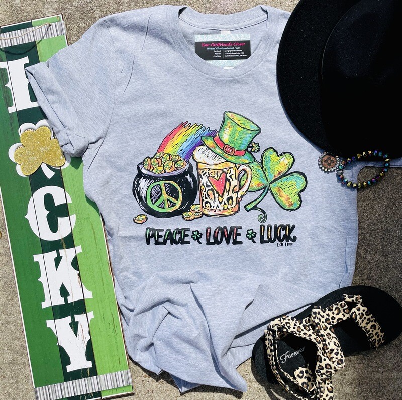 Peace Love Luck Tee!