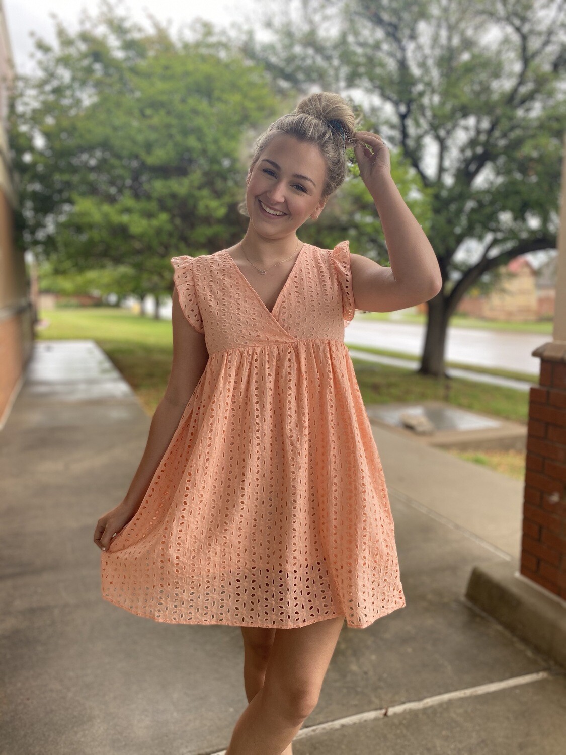 Georgia Peach Dress.